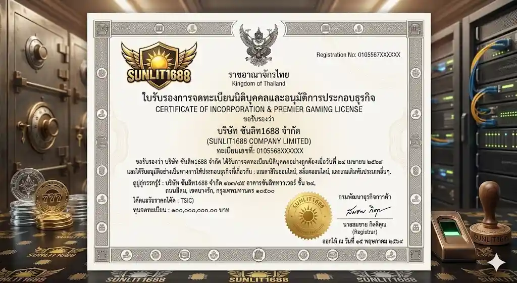 การรับรองคุณภาพและการใช้งานระบบเดโม-sunlit1688